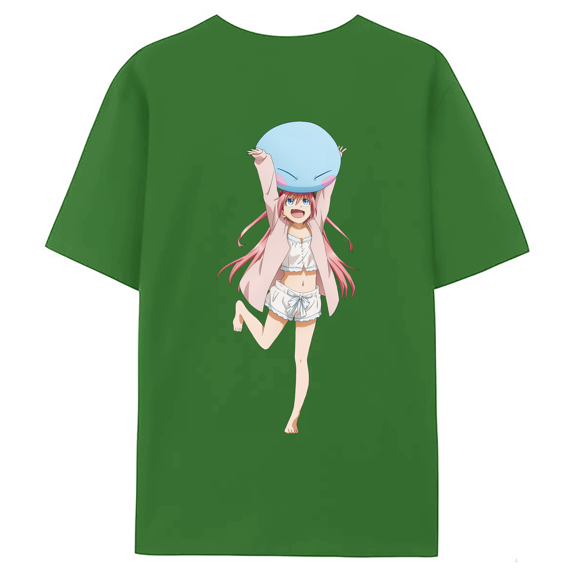 （画像用） 転スラ Regarding Reincarnated to Slime レディース半袖Tシャツ(バックプリント)